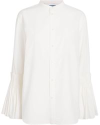 Polo Ralph Lauren - Cotton-Silk Bell-Sleeve Shirt - Lyst