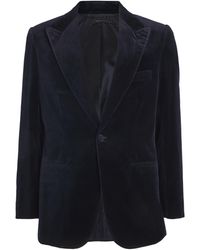Brioni - Velvet Single-Breasted Blazer - Lyst