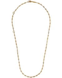 Azlee - Small Circle Link Chain Necklace - Lyst