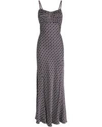 Sandro - Floral Slip Maxi Dress - Lyst