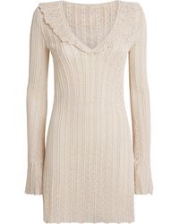 Devon Windsor - Knitted Davina Mini Dress - Lyst