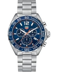 Tag Heuer - Stainless Steel Carrera Formula 1 Chronograph Watch 43mm - Lyst