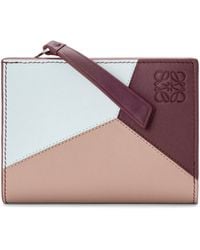 Loewe - Leather Puzzle Compact Wallet - Lyst