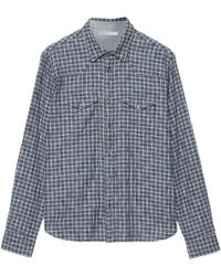 AllSaints - Organic Cotton Check Court Shirt - Lyst