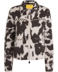 Guest In Residence - Cashmere Cow Grizzly Zip-Up Cardigan - Lyst