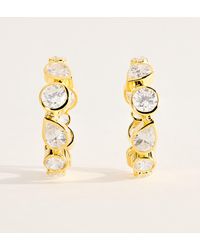 COMPLETEDWORKS - Crystal A Few Good Anti-Heroes Hoop Earrings - Lyst