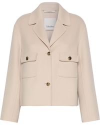 Max Mara - Virgin Wool Short Jacket - Lyst