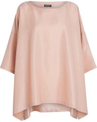 Eskandar - Silk Plissé Scoop-Neck Top - Lyst