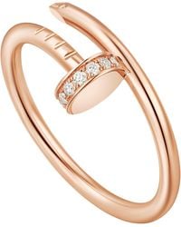 Cartier - And Diamond Juste Un Clou Ring - Lyst
