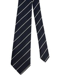 dunhill - Mulberry Silk Stripe Tie - Lyst