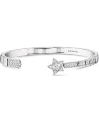 CHANEL - And Diamond Comète Chevron Bracelet - Lyst
