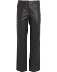 TOTEME - Leather Easy Trousers - Lyst