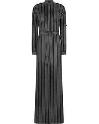 Tom Ford - Silk Stripe Maxi Shirt Dress - Lyst