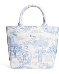 Harrods - Small Toile Print Tote Bag - Lyst