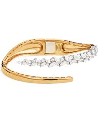 YEPREM - Mixed And Diamond Bangle - Lyst