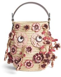Anya Hindmarch - Raffia Blossom Creature Cross-Body Bag - Lyst