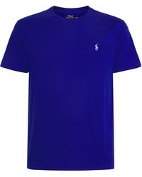 Polo Ralph Lauren - Cotton Custom-Fit Polo Pony T-Shirt - Lyst