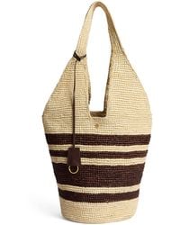 Anine Bing - Raffia Stripe Leah Tote Bag - Lyst