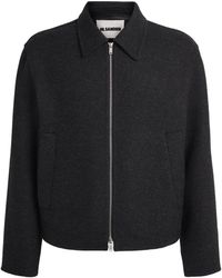 Jil Sander - Virgin Wool Bomber Jacket - Lyst
