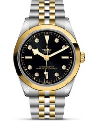 Tudor - Black Bay Stainless Steel, Yellow Gold And Diamond Watch 36mm - Lyst