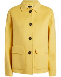 Weekend by Maxmara Wool-rich Coat - Yellow