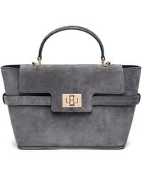 Max Mara - Suede Margaux Top-Handle Bag - Lyst