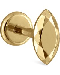Maria Tash - Faceted Marquise Threaded Stud Single Earring - Lyst