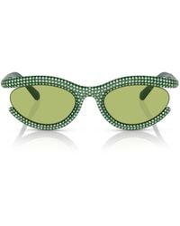Swarovski - Oval Sk6006 Sunglasses - Lyst