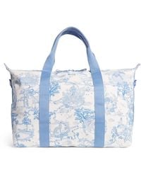 Harrods - Toile Overnight Packable Bag And Pouch Set - Lyst