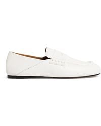 Sandro - Leather Round-Toe Loafers - Lyst