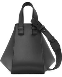 Loewe - Leather Compact Hammock Top-handle Bag - Lyst