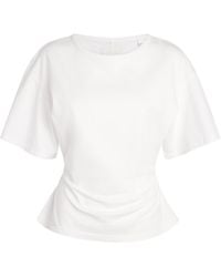 Citizens of Humanity - Cotton Ruched Fabien T-Shirt - Lyst