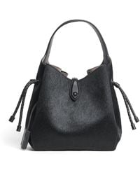Polo Ralph Lauren - Small Calf Hair Cross-Body Bucket Bag - Lyst