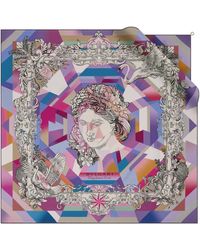 BVLGARI - Silk Polychroma Venus Scarf - Lyst