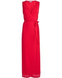 Melissa Odabash - Crochet Zima Tie-Waist Kaftan - Lyst