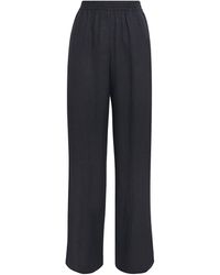 Eleventy - X Harrods Linen Elasticated Palazzo Trousers - Lyst