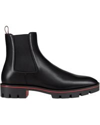 Christian Louboutin - Alpinosol Leather Chelsea Boots - Lyst