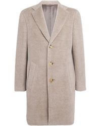 Canali - Alpaca-Wool Overcoat - Lyst