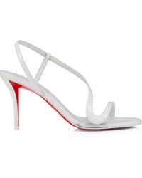 Christian Louboutin - Rosa Z Patent Leather Heeled Sandals 80 - Lyst