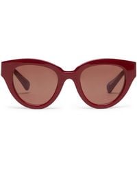 Max Mara - Acetate Butterfly Sunglasses - Lyst