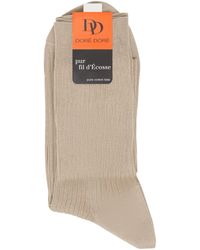 Doré Doré - Mercerised Cotton Ribbed Socks - Lyst