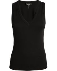 ME+EM - V-Neck Ribbed Ultimate Vest - Lyst