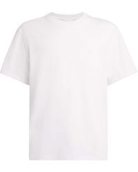 Ami Paris - Cotton Embroidered Logo T-Shirt - Lyst