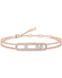 Messika - Move Classique And Diamond Pavé Bracelet - Lyst