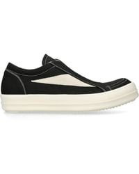 Rick Owens - Canvas Laceless Drkshdw Low-Top Sneakers - Lyst