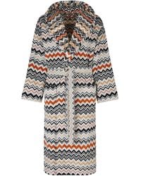 Missoni - Zigzag Bernard Hooded Robe (Medium) - Lyst