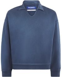 Picante - Organic Cotton Everyday Polo Sweatshirt - Lyst