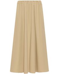 Weekend by Maxmara - Cotton A-Line Skirt - Lyst