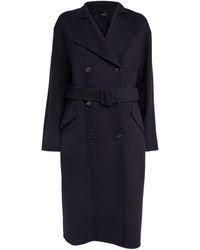 Theory - Wool-cashmere Belted Coat - Lyst