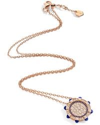 Marli New York - Diamond, Sapphire And Lapis Lazuli Tip-Top Necklace - Lyst